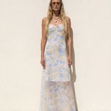 Mesh Dress Celeste Print