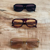 Retro Large Sunnies Black