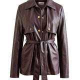 Plum Short Trench