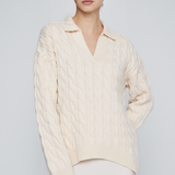 Vail Polo Sweater Ivory