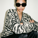 Apres Ski Mohair Cardigan Black