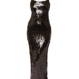 Sequin Dress Mahogany Pre order