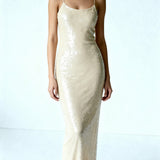 Sequin Dress Ivory