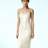 Sequin Dress Ivory