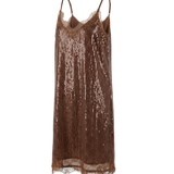 Sequin Lace Trim Dress
