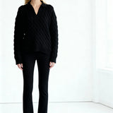 Vail Polo Sweater Black