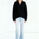 Vail Polo Sweater Black