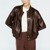 Impossibly soft Vegan Leather Bomber Jacket