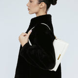 Wool Bomber Teddy Jacket Black