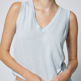 Cashmere Blend Tank Ice