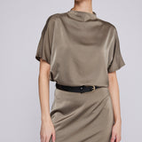 Mila Batwing Top Olive