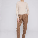 Vera Satin Jogger Latte