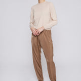 Vera Satin Jogger Latte