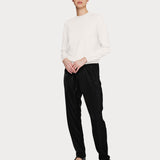 Cashmere Blend Crew Neck Ivory