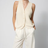 Knit Vest Ivory