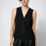 Knit Vest Black