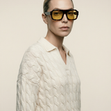 Vail Polo Sweater Ivory