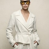 Linen Belted Blazer