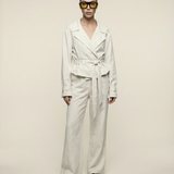 Linen Belted Blazer