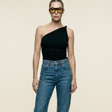 Bamboo One Shoulder Top