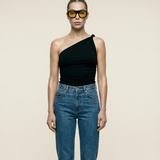 Bamboo One Shoulder Top