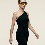 Bamboo One Shoulder Dress